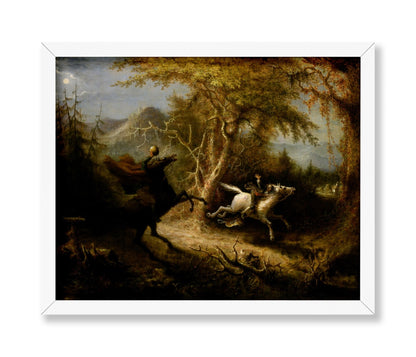 The Headless Horseman Pursuing Ichabod Crane