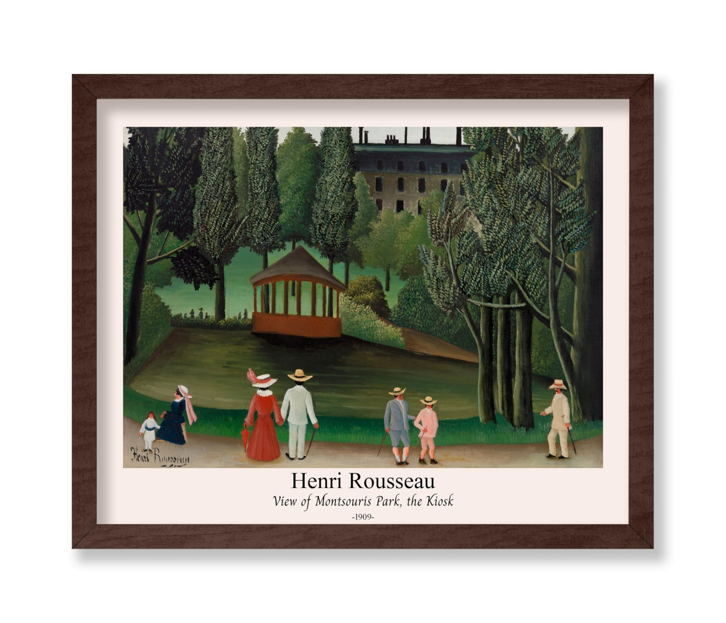 Henri Rousseau - View of Montsouris Park