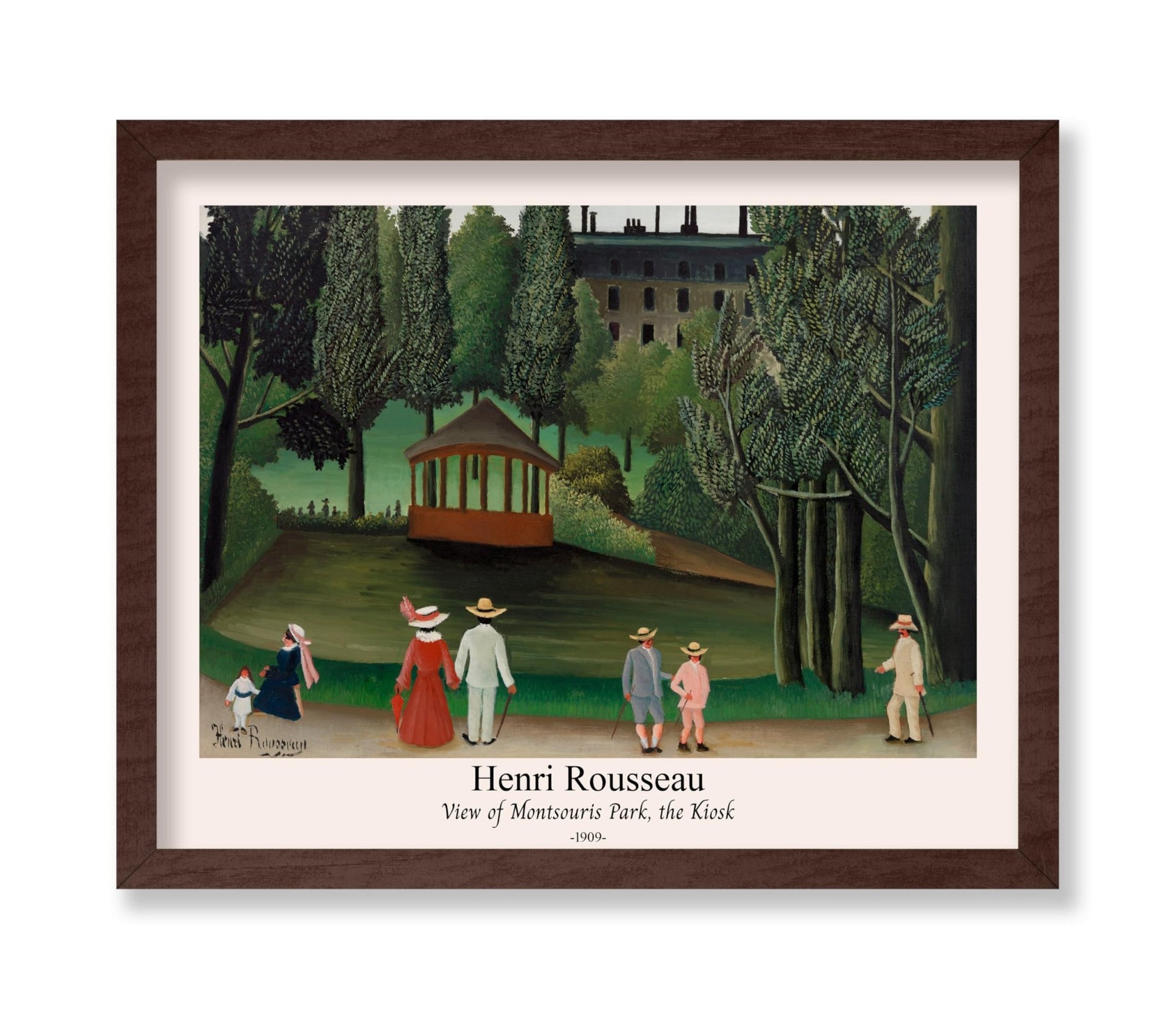 Henri Rousseau - View of Montsouris Park