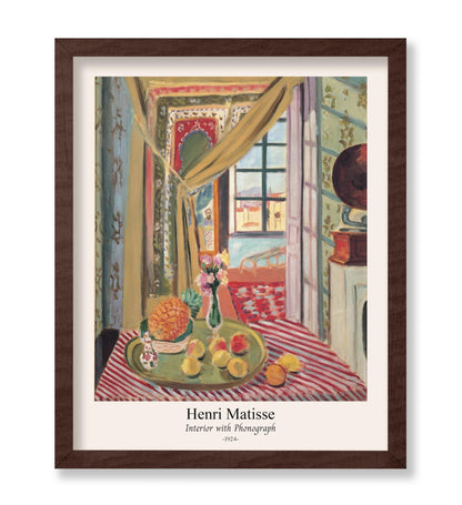 Henri Matisse - Interior with Phonograph No2