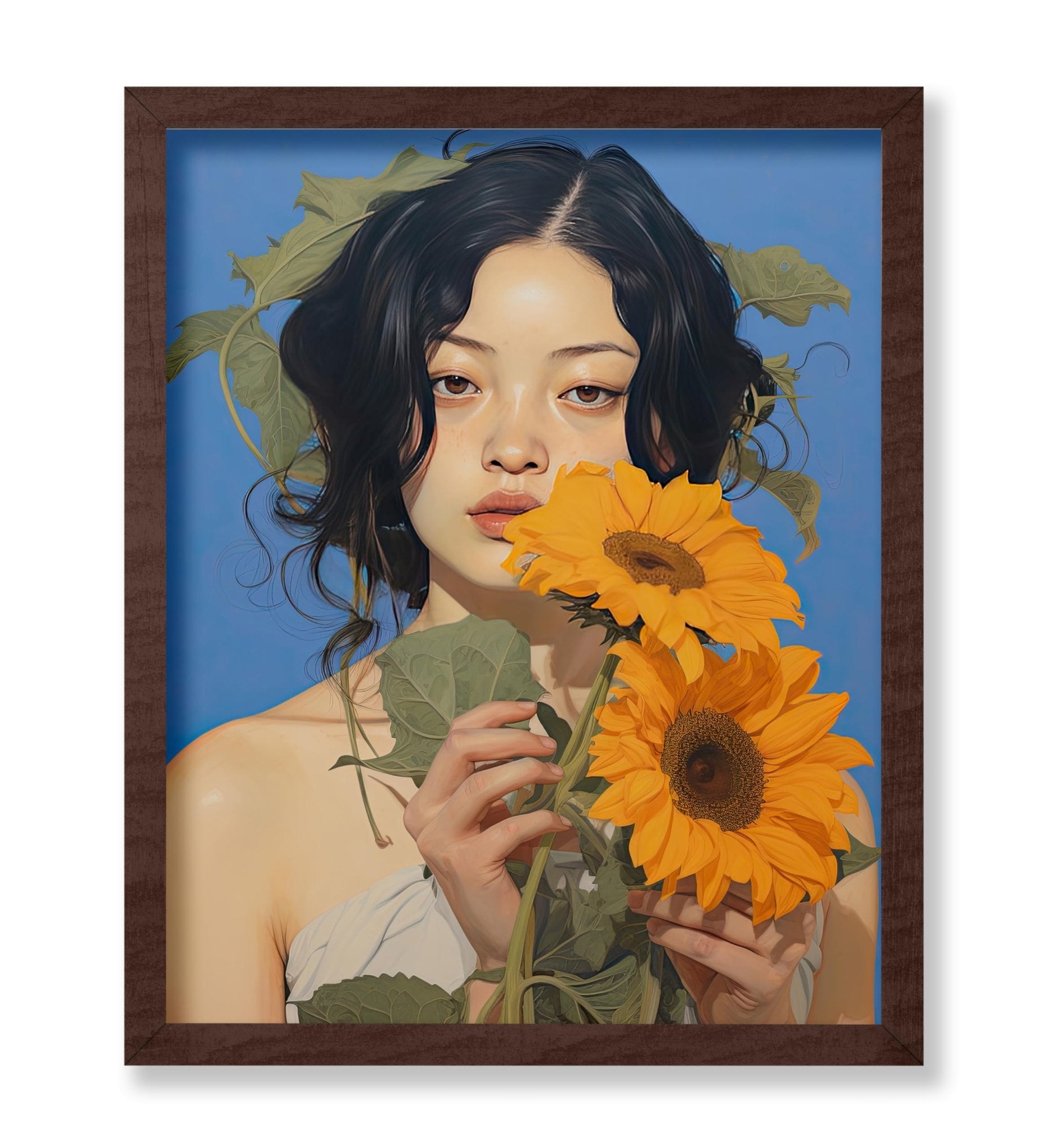 Woman with Sunflower