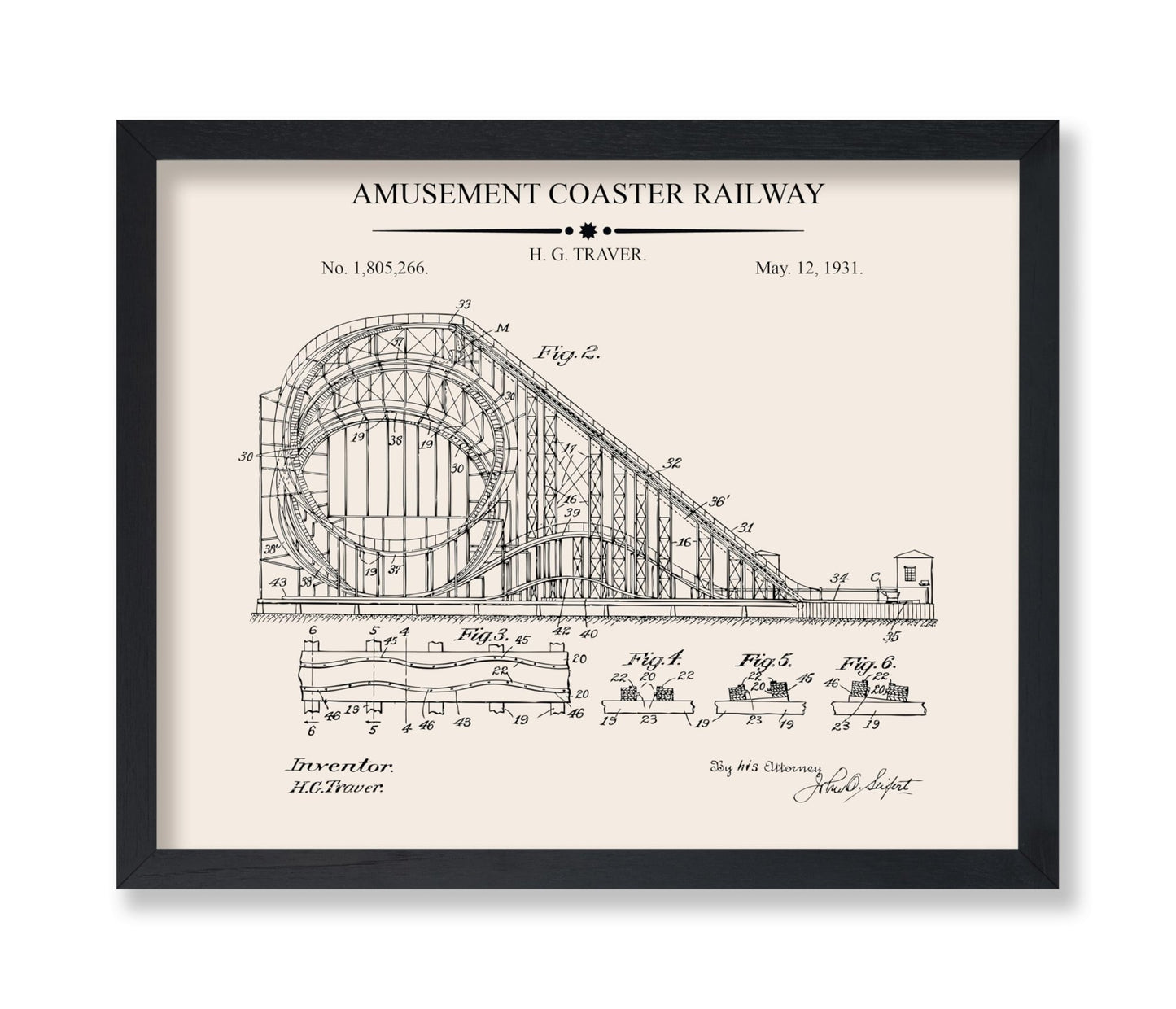 Coney Island Cyclone Blueprint