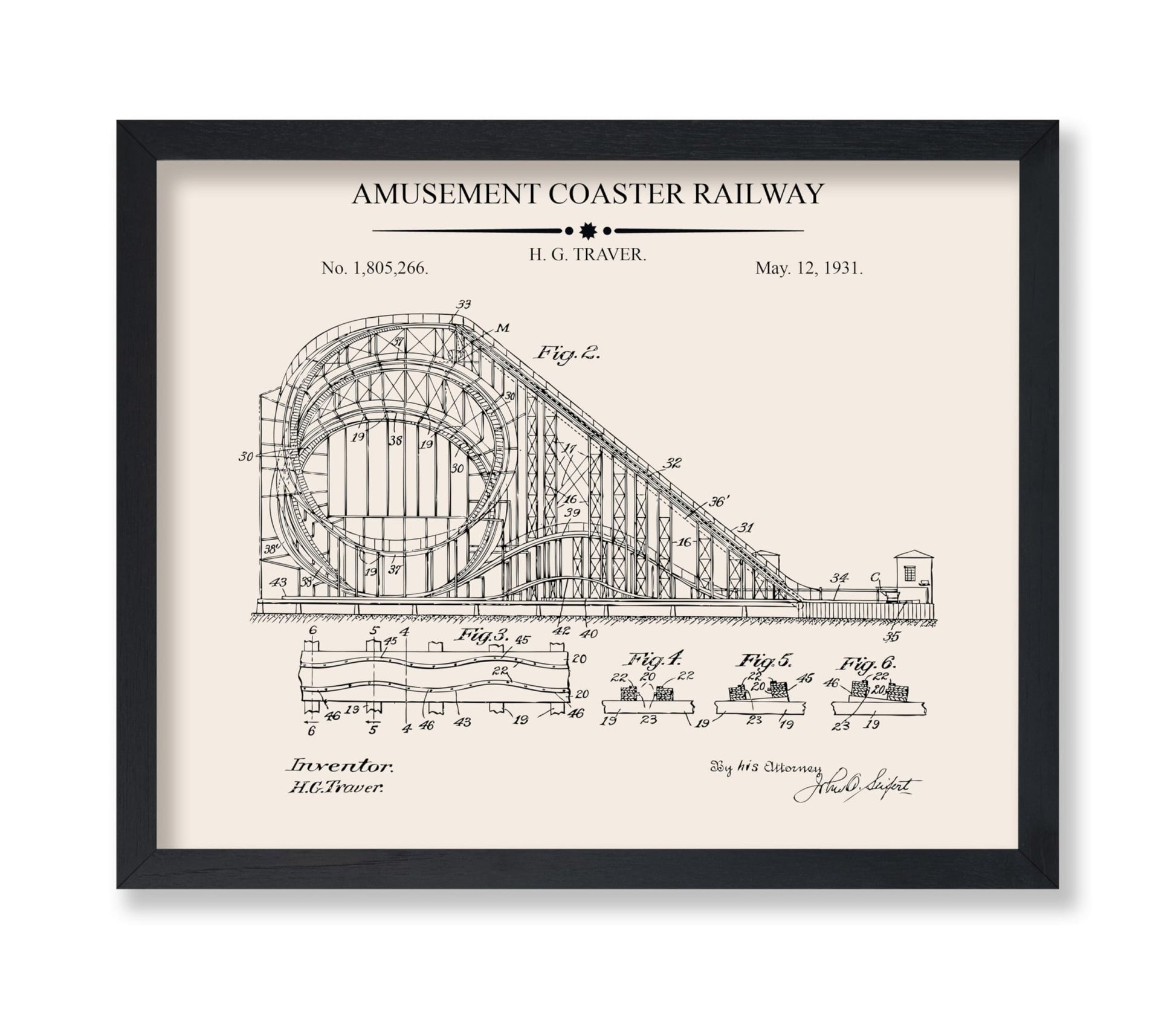 Coney Island Cyclone Blueprint