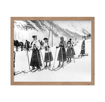 Victorian Women Skiers