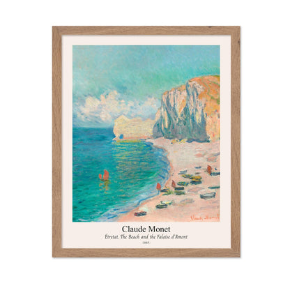 Claude Monet - Beach & Falaise d'Amont