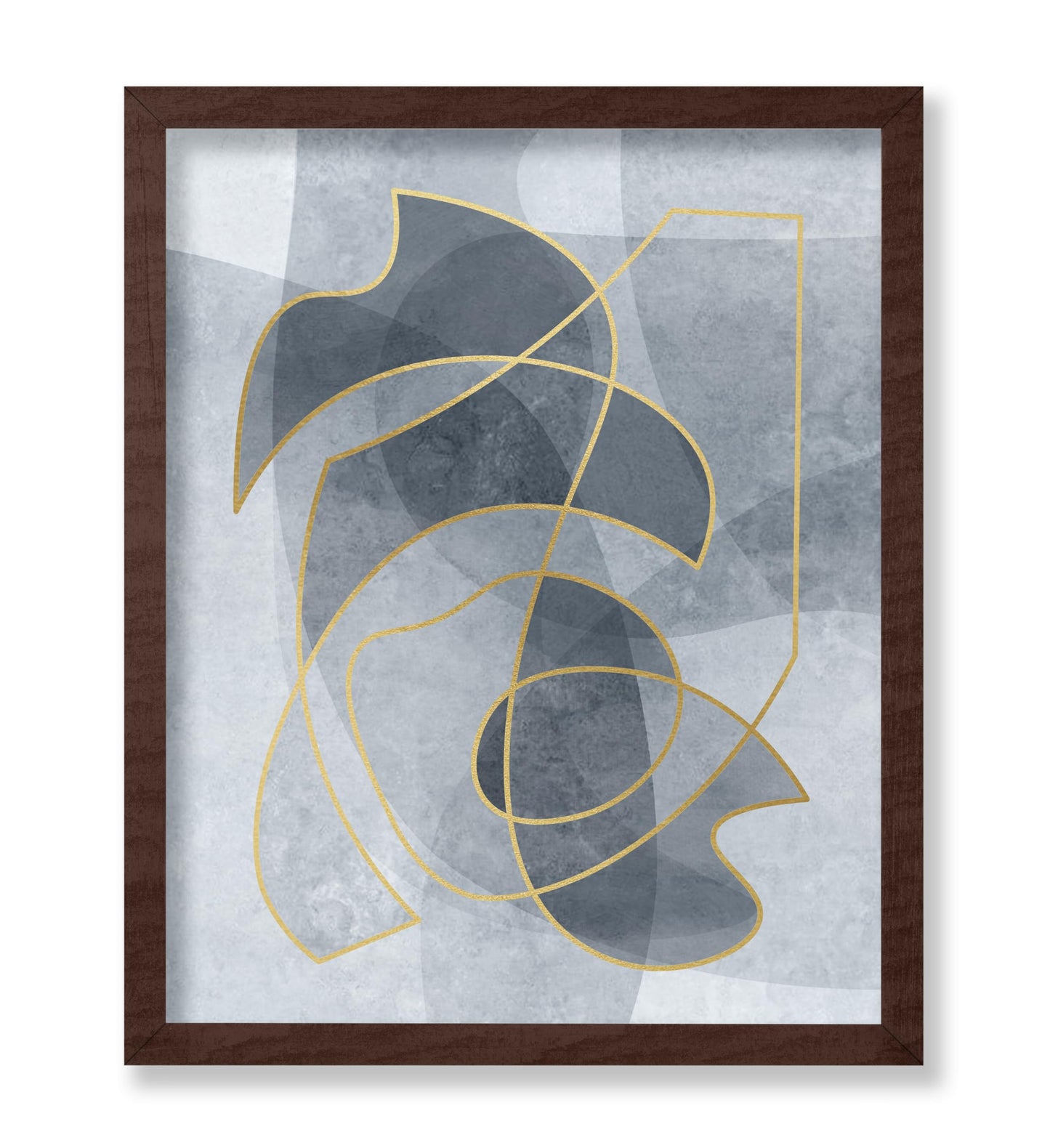 Blue Shapes No1