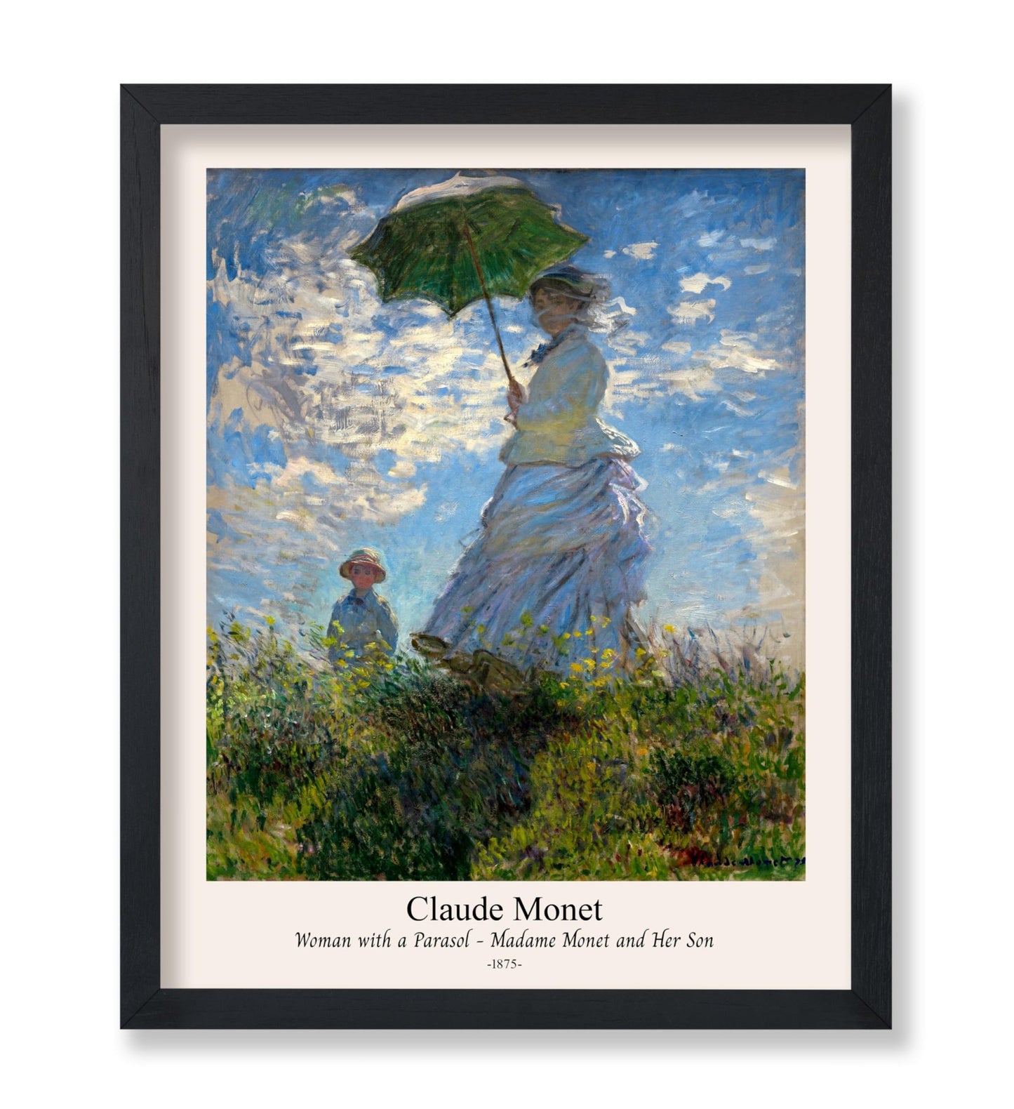 Claude Monet - Woman With a Parasol No2