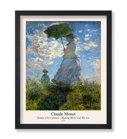 Claude Monet - Woman With a Parasol No2