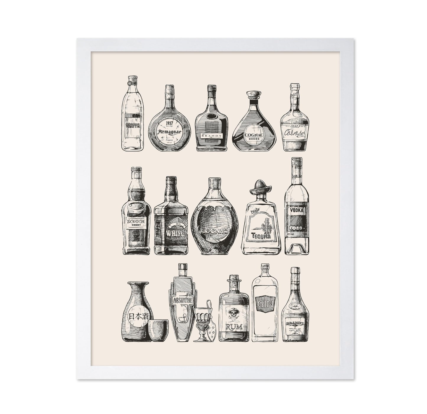 Alcohol Bottles No6