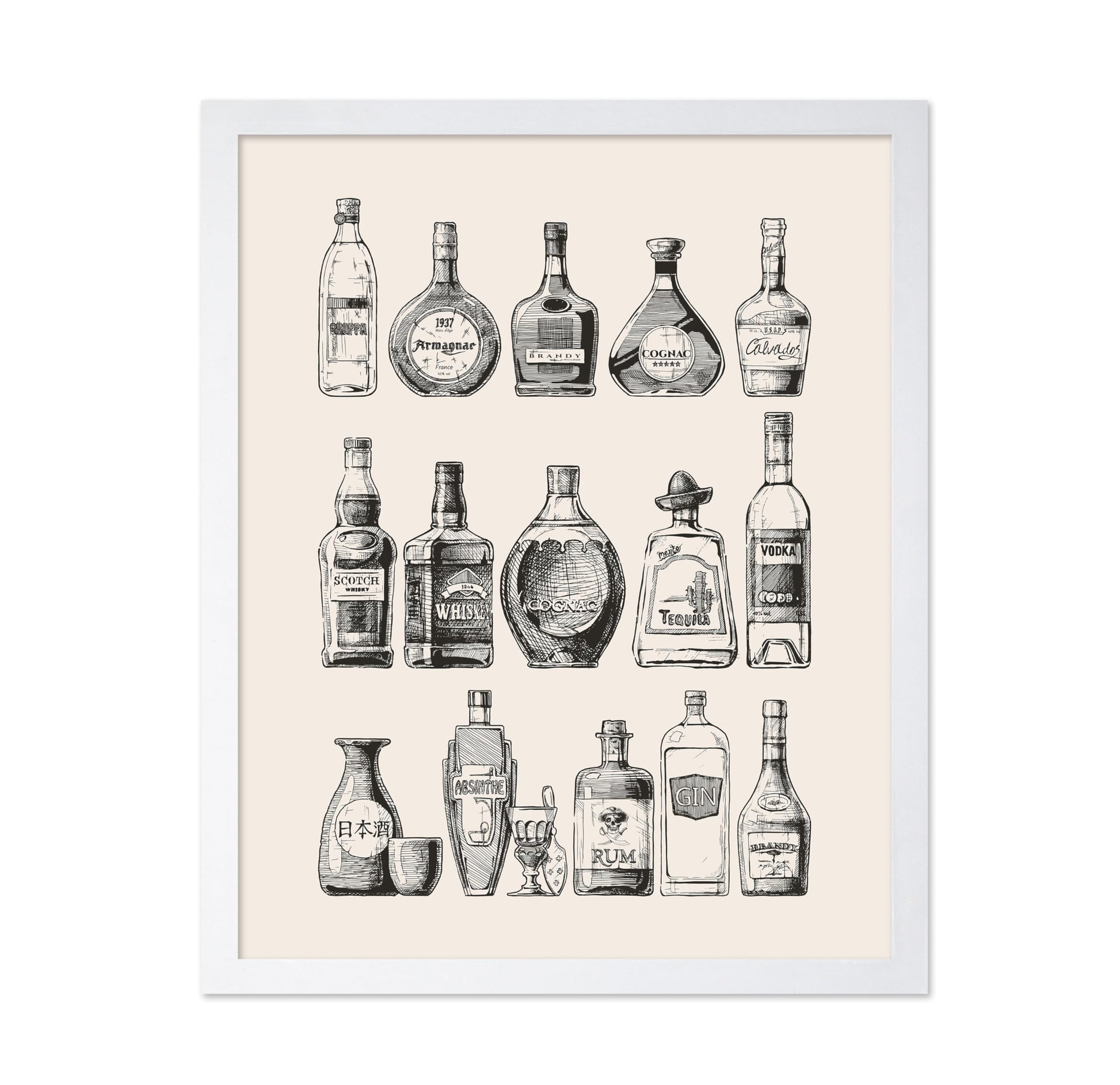 Alcohol Bottles No6