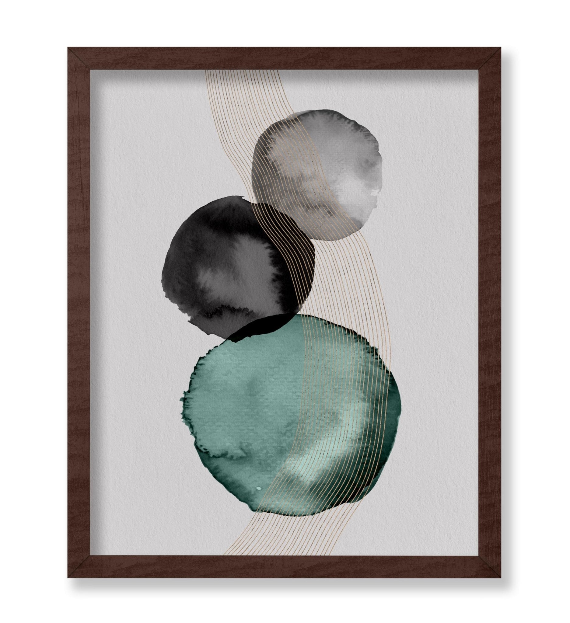 Watercolor Circles No4