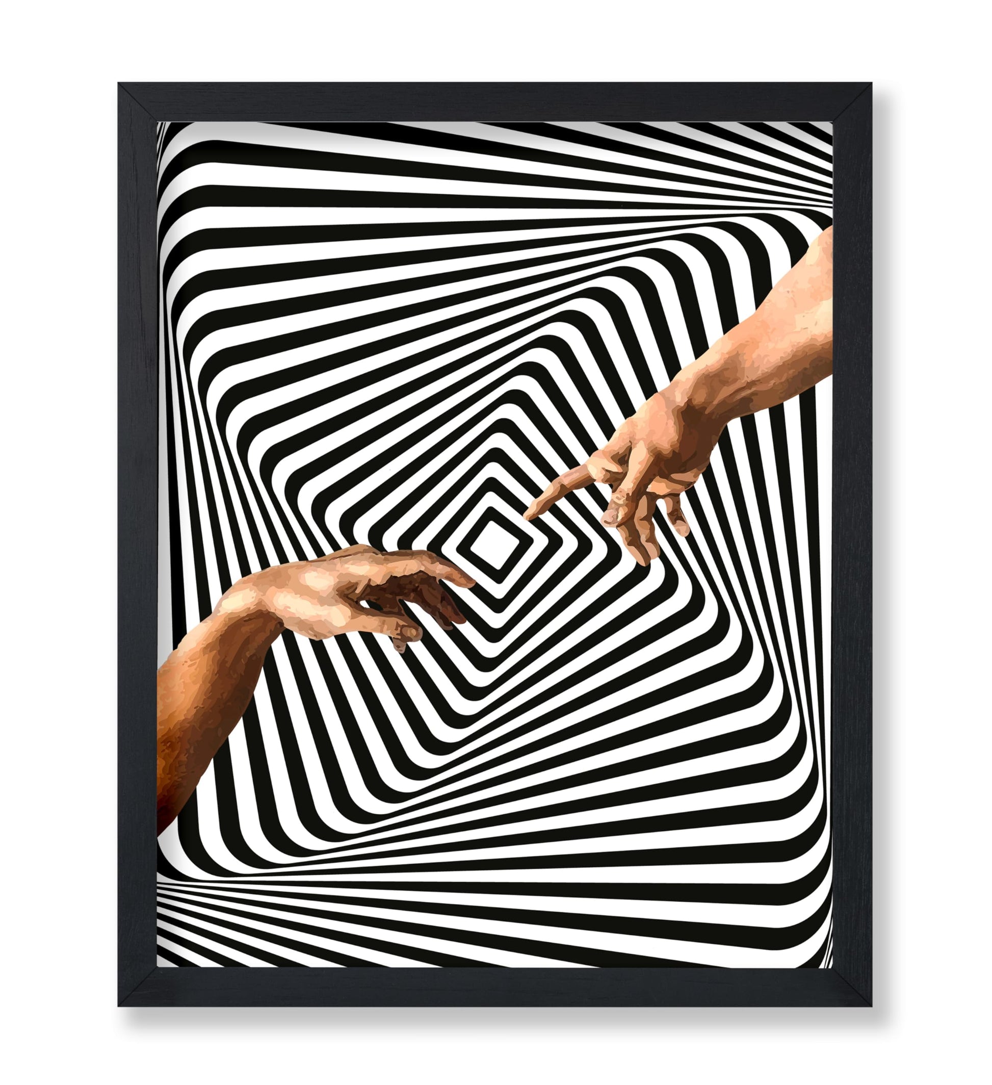 Hands Optical Illusion