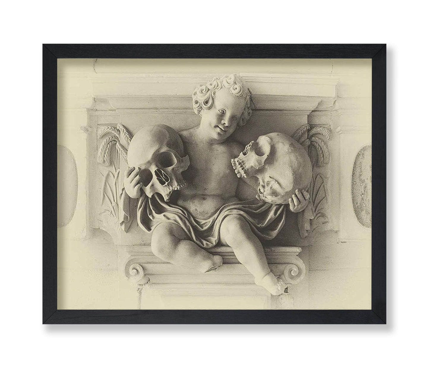 Cherub with Skulls