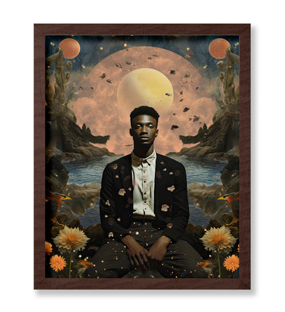 Trippy African American Man