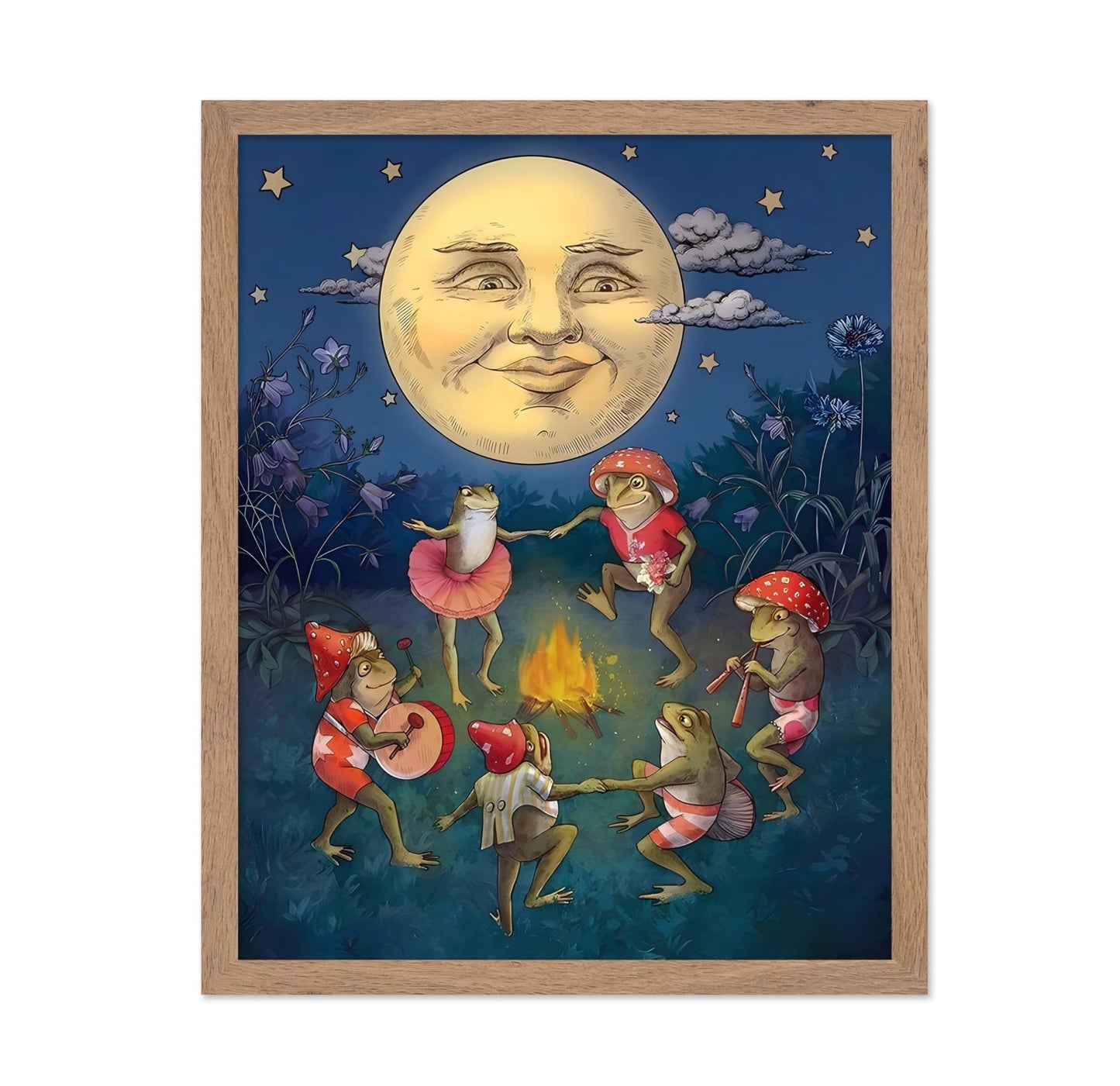 Frogs Dancing Under The Moon