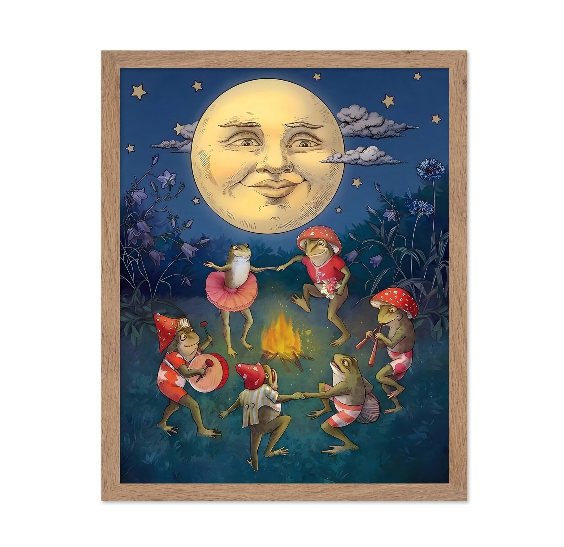 Frogs Dancing Under The Moon