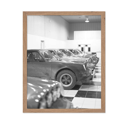Cars Parked in Garage