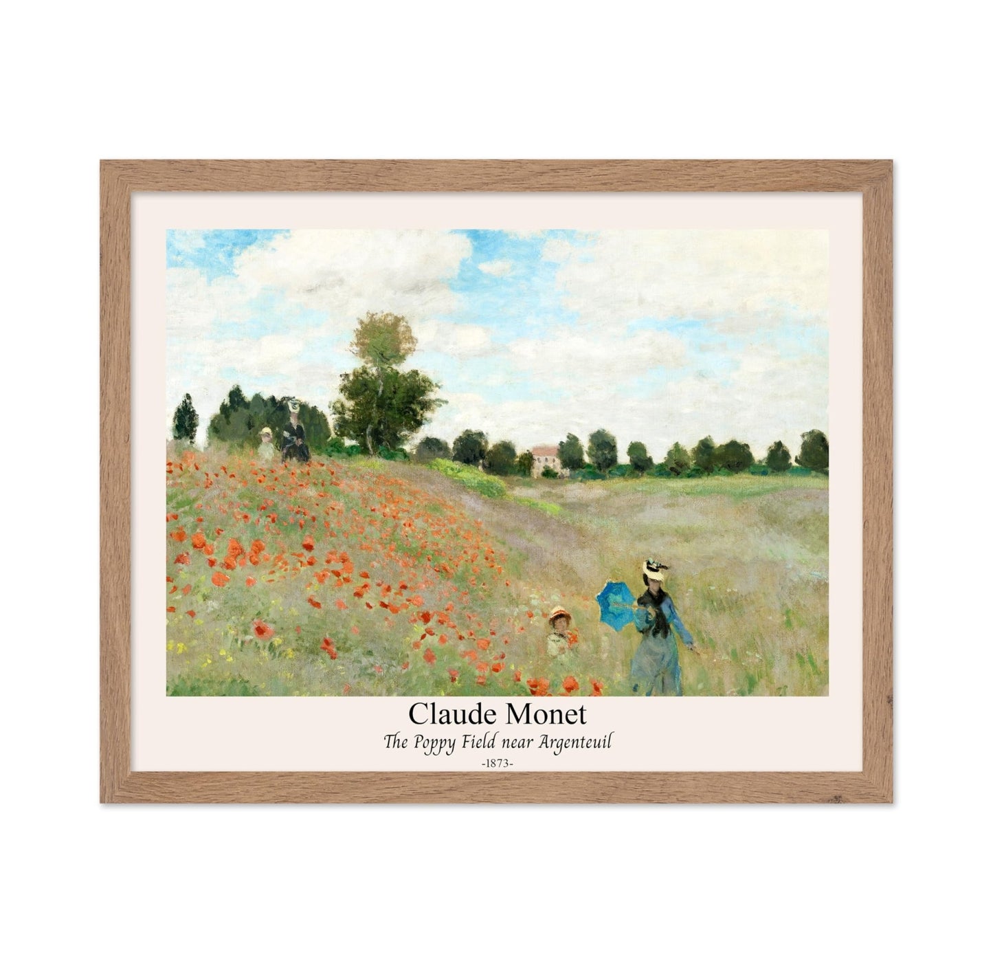 Claude Monet - Poppy Field Near Argenteuil