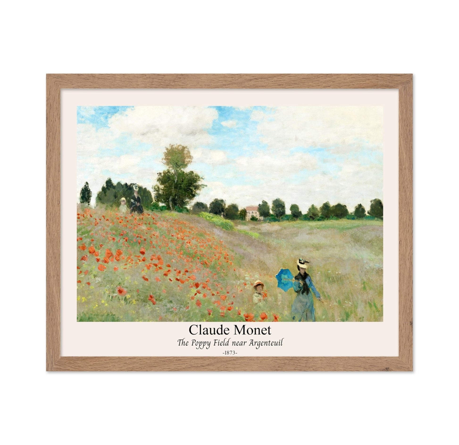 Claude Monet - Poppy Field Near Argenteuil