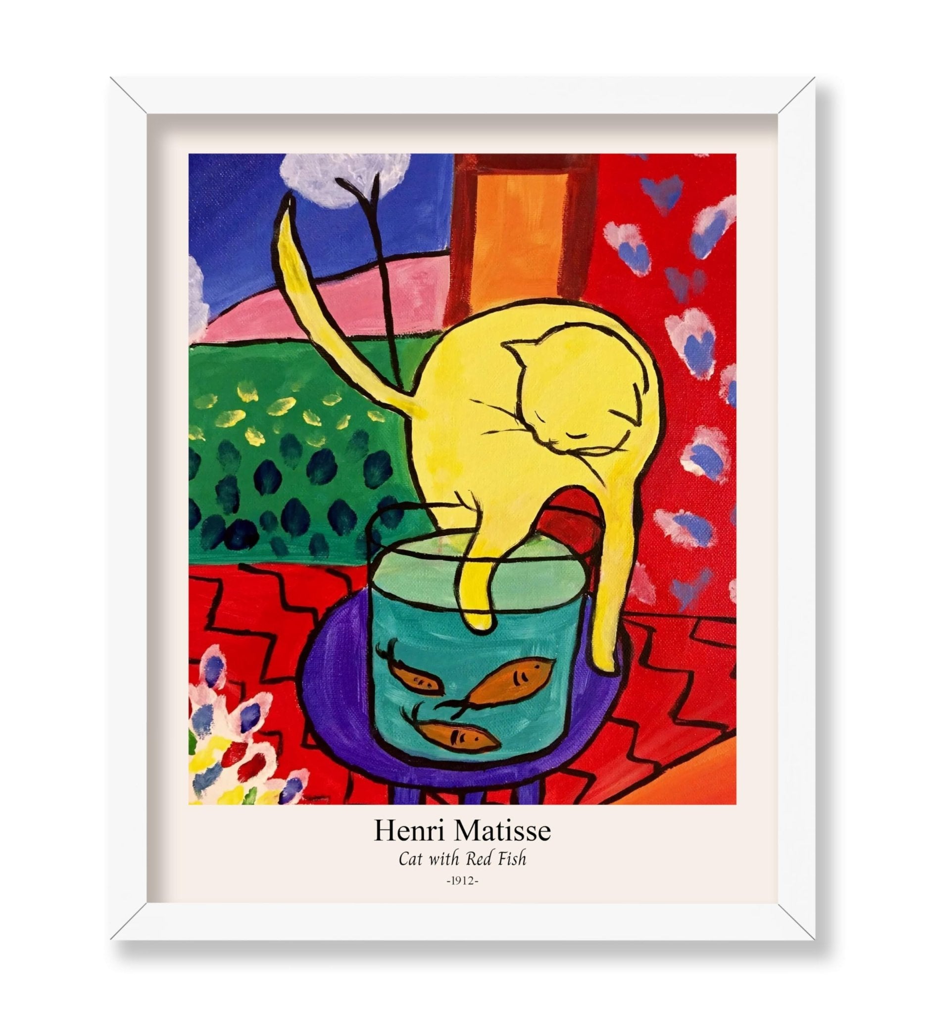 Henri Matisse - Cat With Red Fish No2