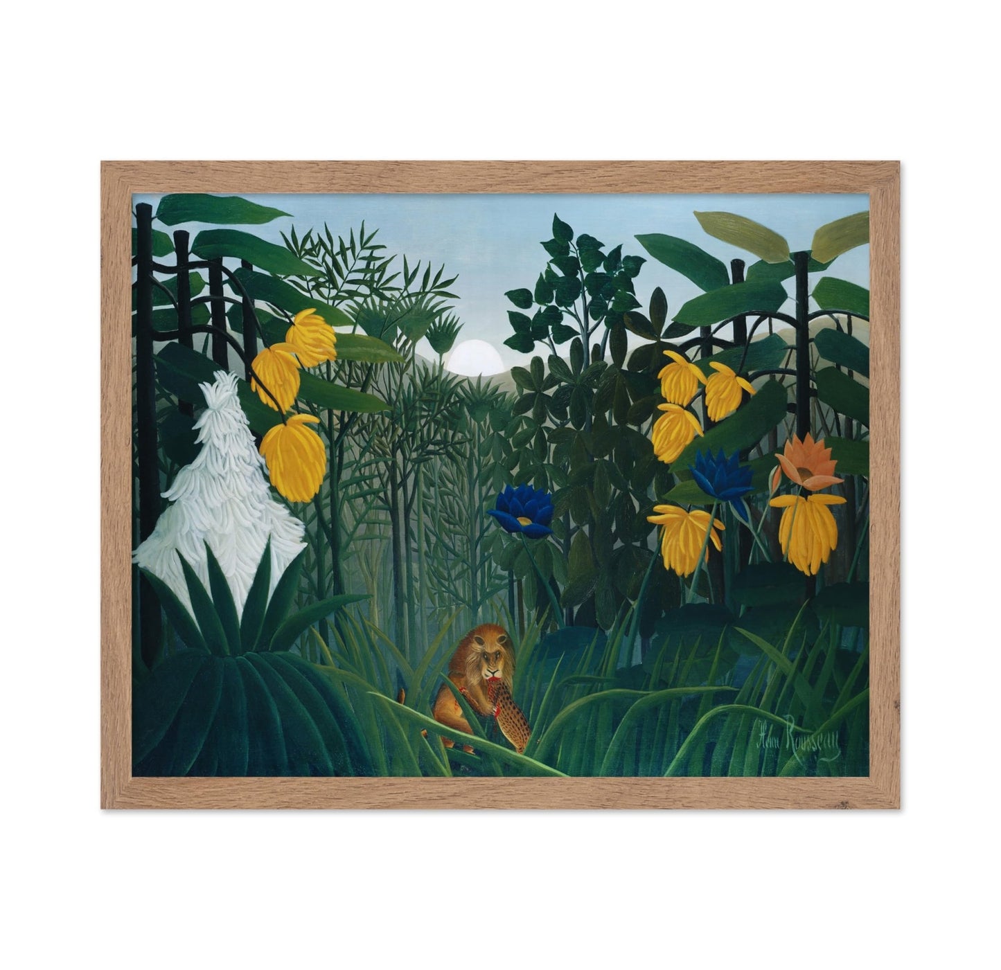 Henri Rousseau - Repast of the Lion No2