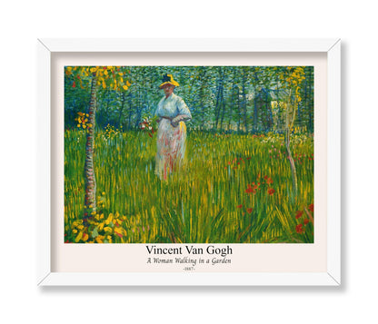 Van Gogh - A Woman Walking in a Garden No1