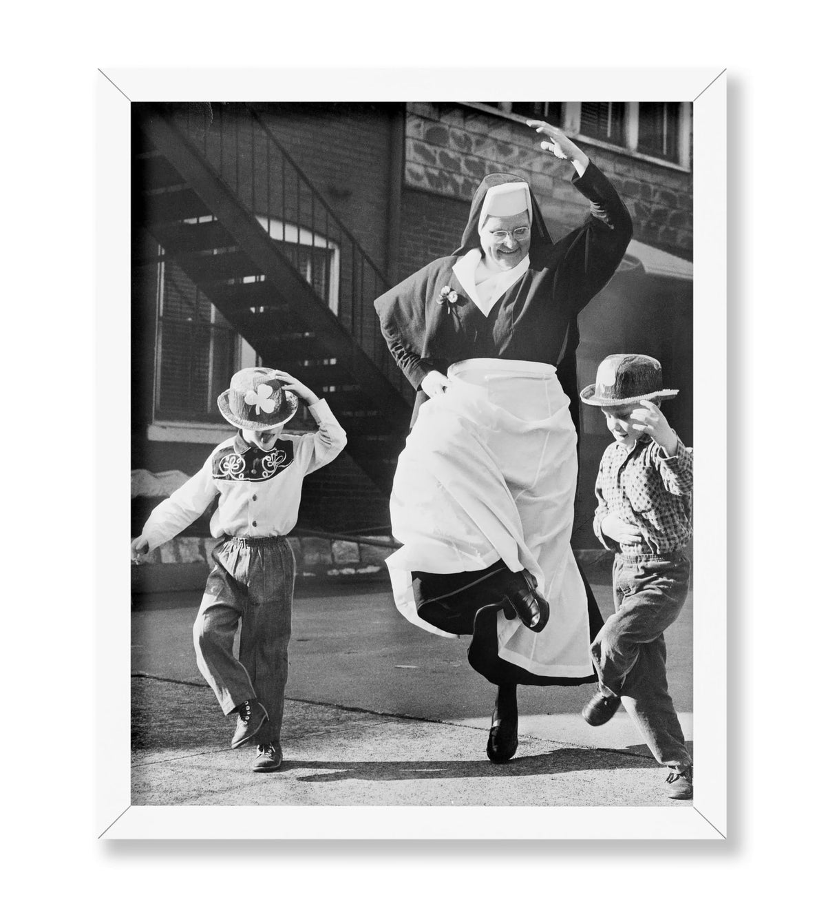 Nun Dancing With Children