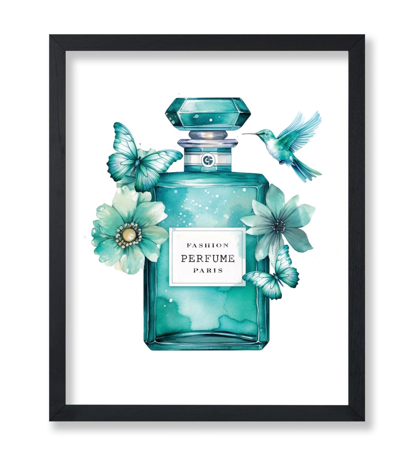 Turquoise Blue Fashion Perfume