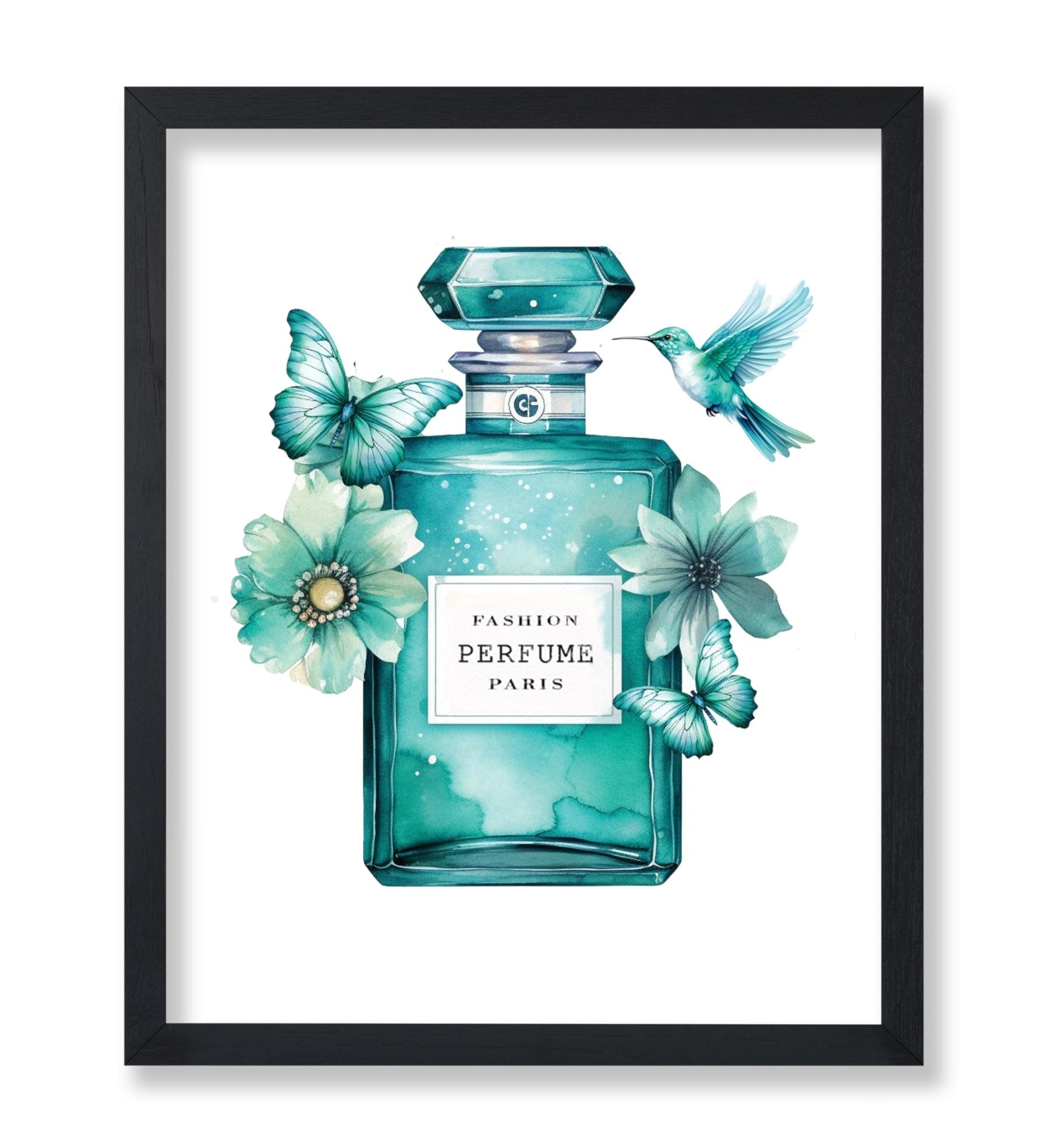 Turquoise Blue Fashion Perfume
