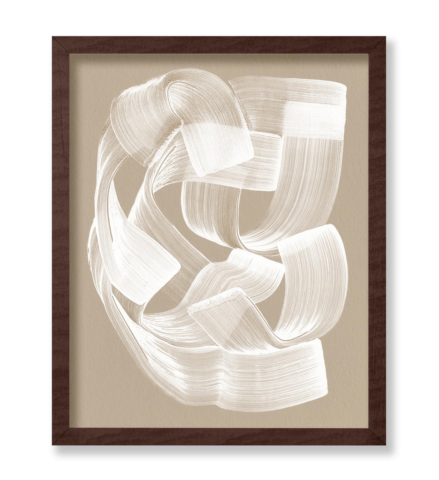 White Brush Strokes No2