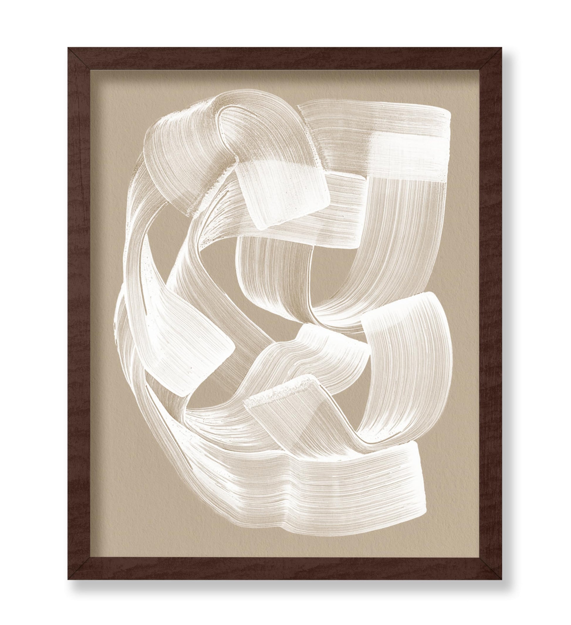 White Brush Strokes No2