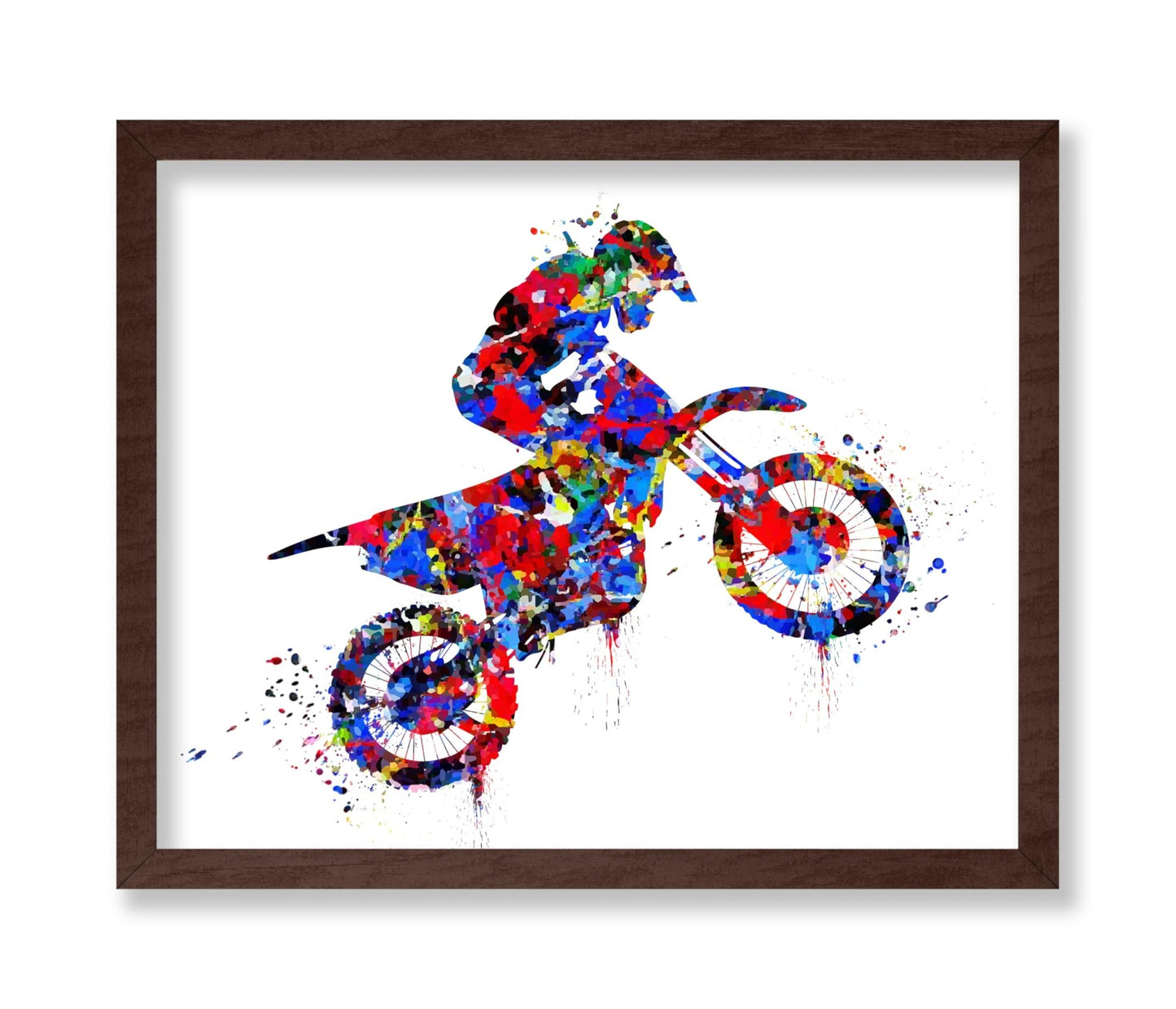 Watercolor Motocross No1