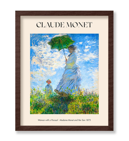 Claude Monet - Woman With a Parasol No1