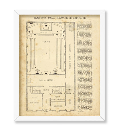 Masonic Temple Plan