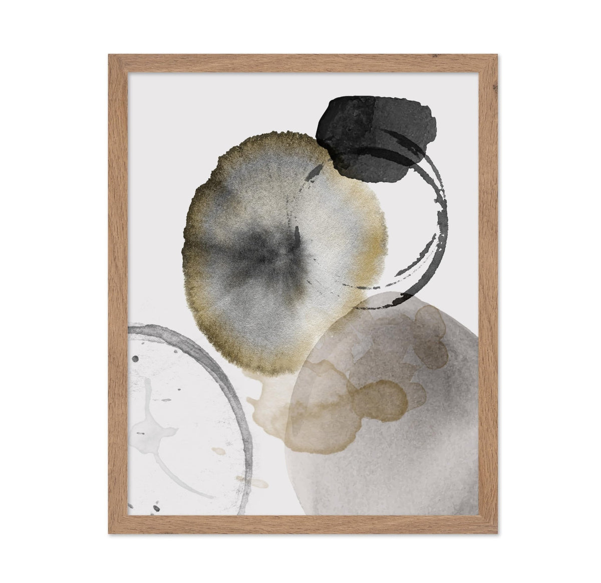 Watercolor Circles No3