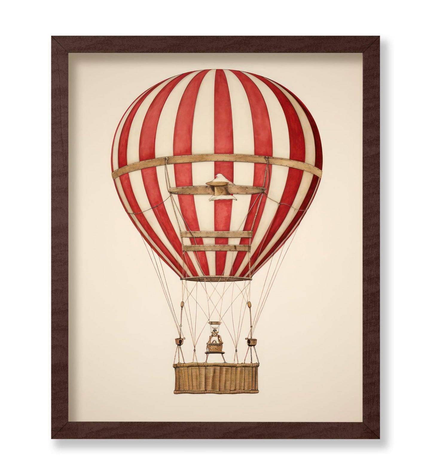 Striped Hot Air Balloon