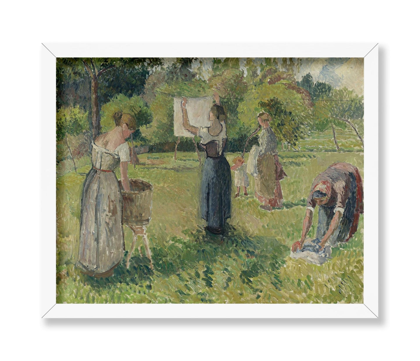 Camille Pissarro - Les Laveuses a Eragny