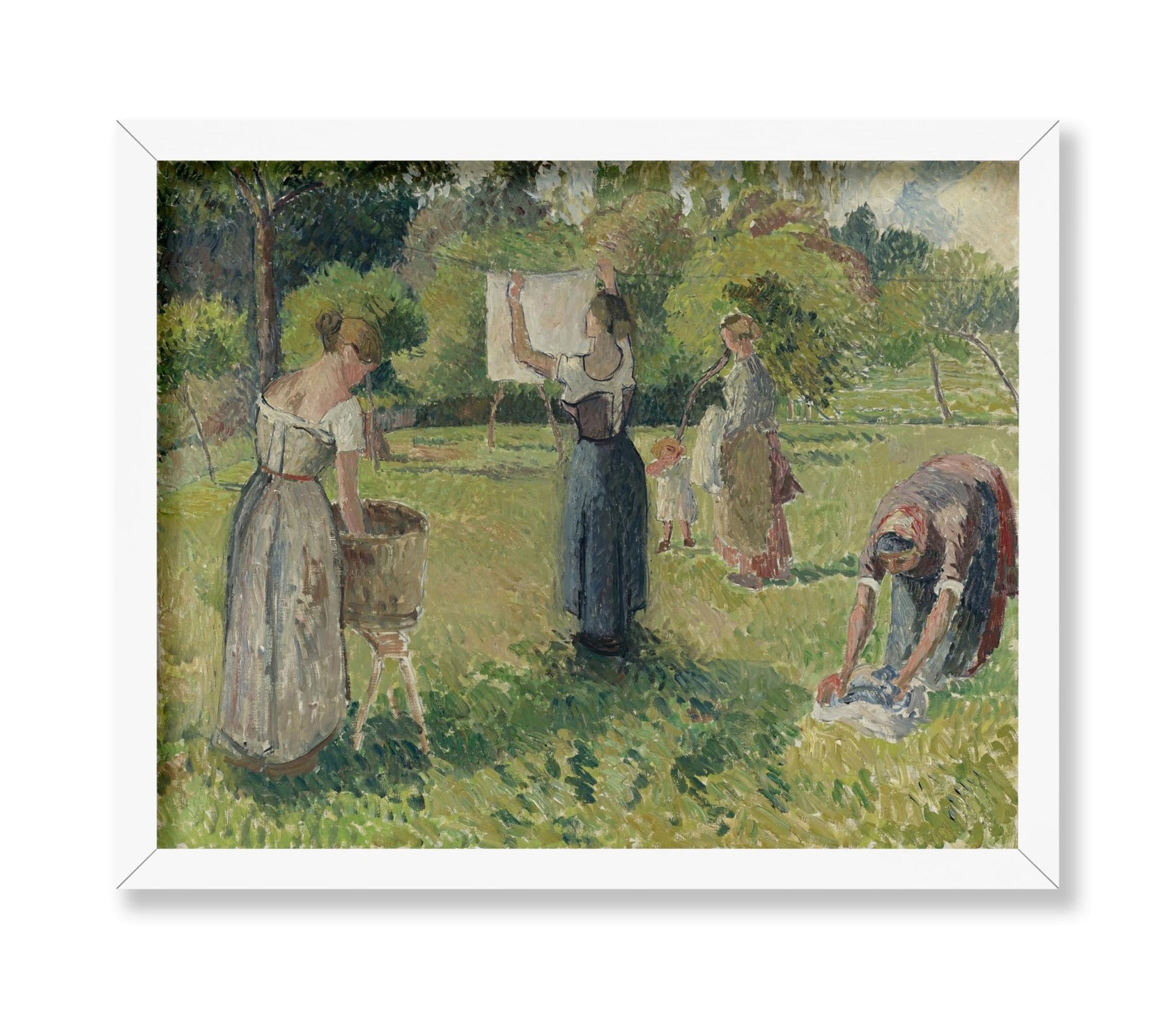 Camille Pissarro - Les Laveuses a Eragny