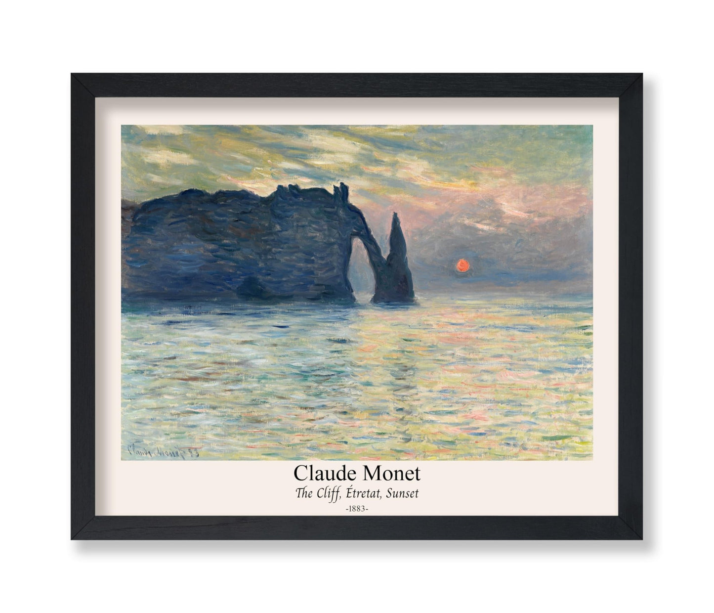 Claude Monet - The Cliff