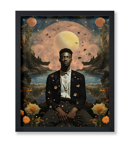 Trippy African American Man