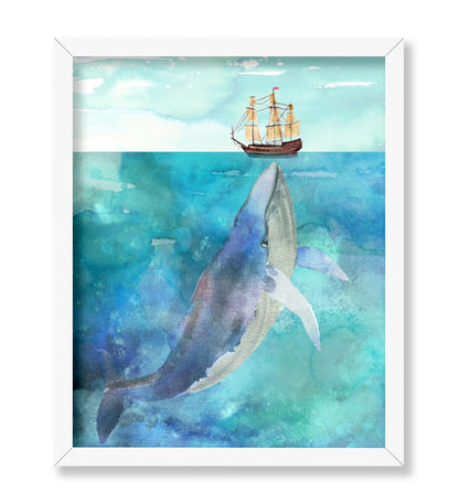 Whale And Ship