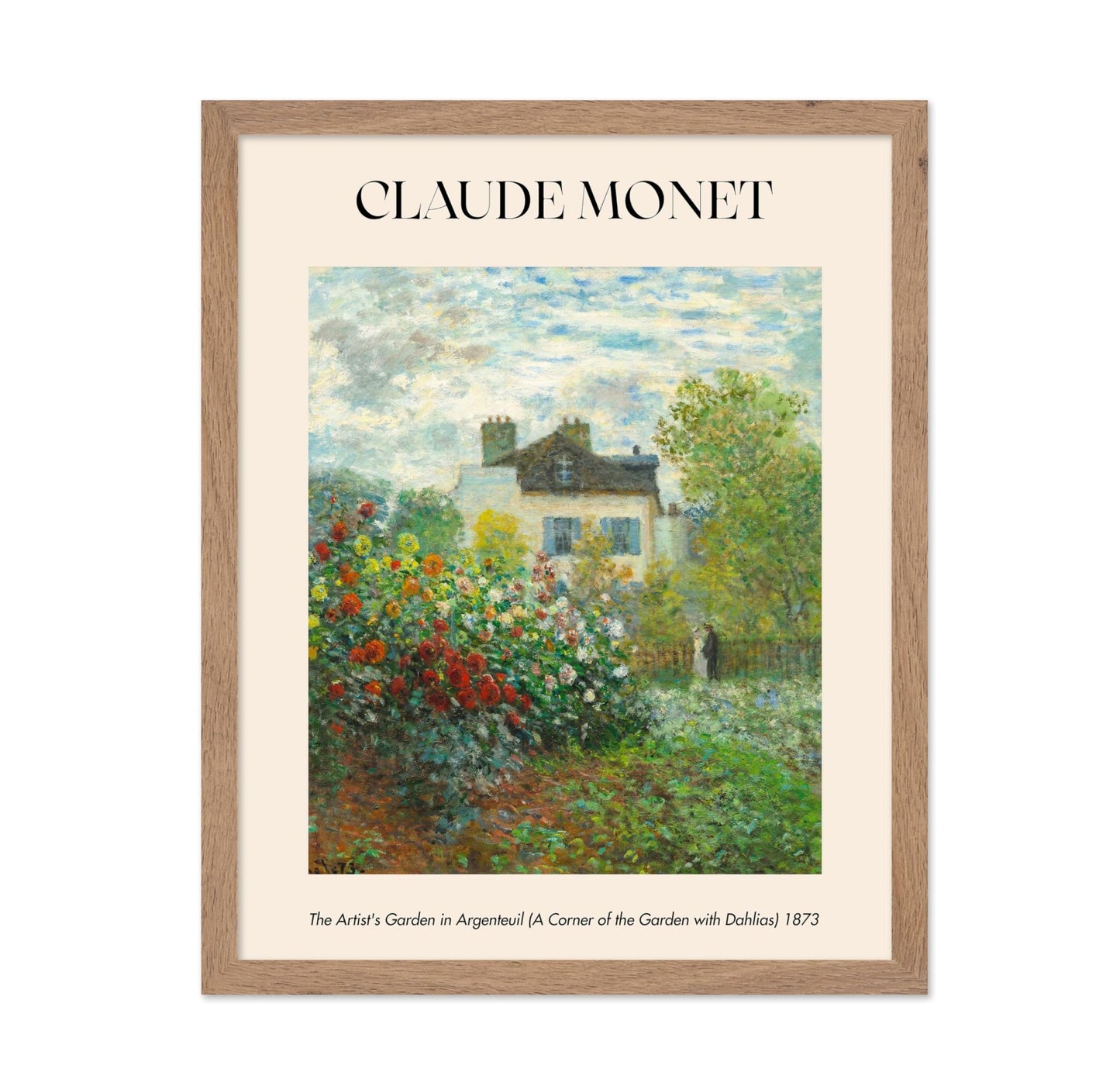 Claude Monet - The Artist's Garden at Argenteuil