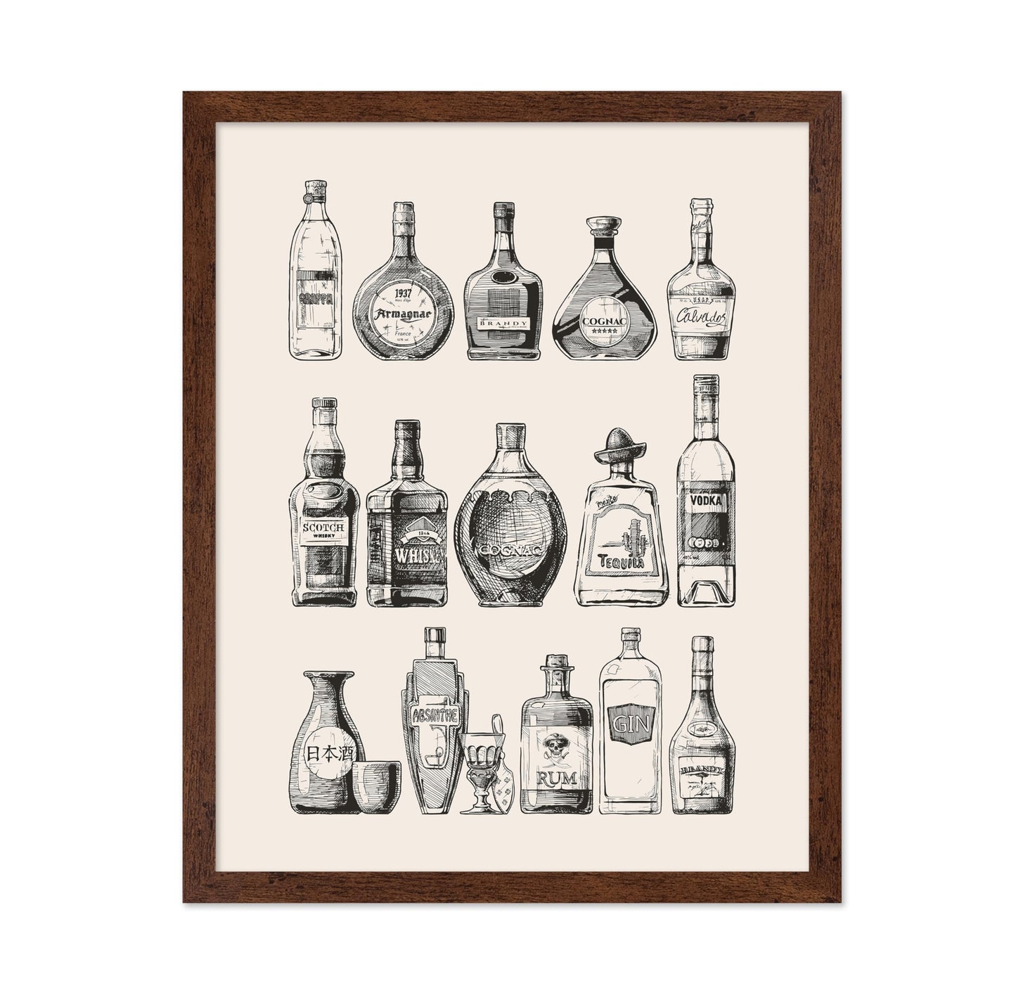 Alcohol Bottles No6