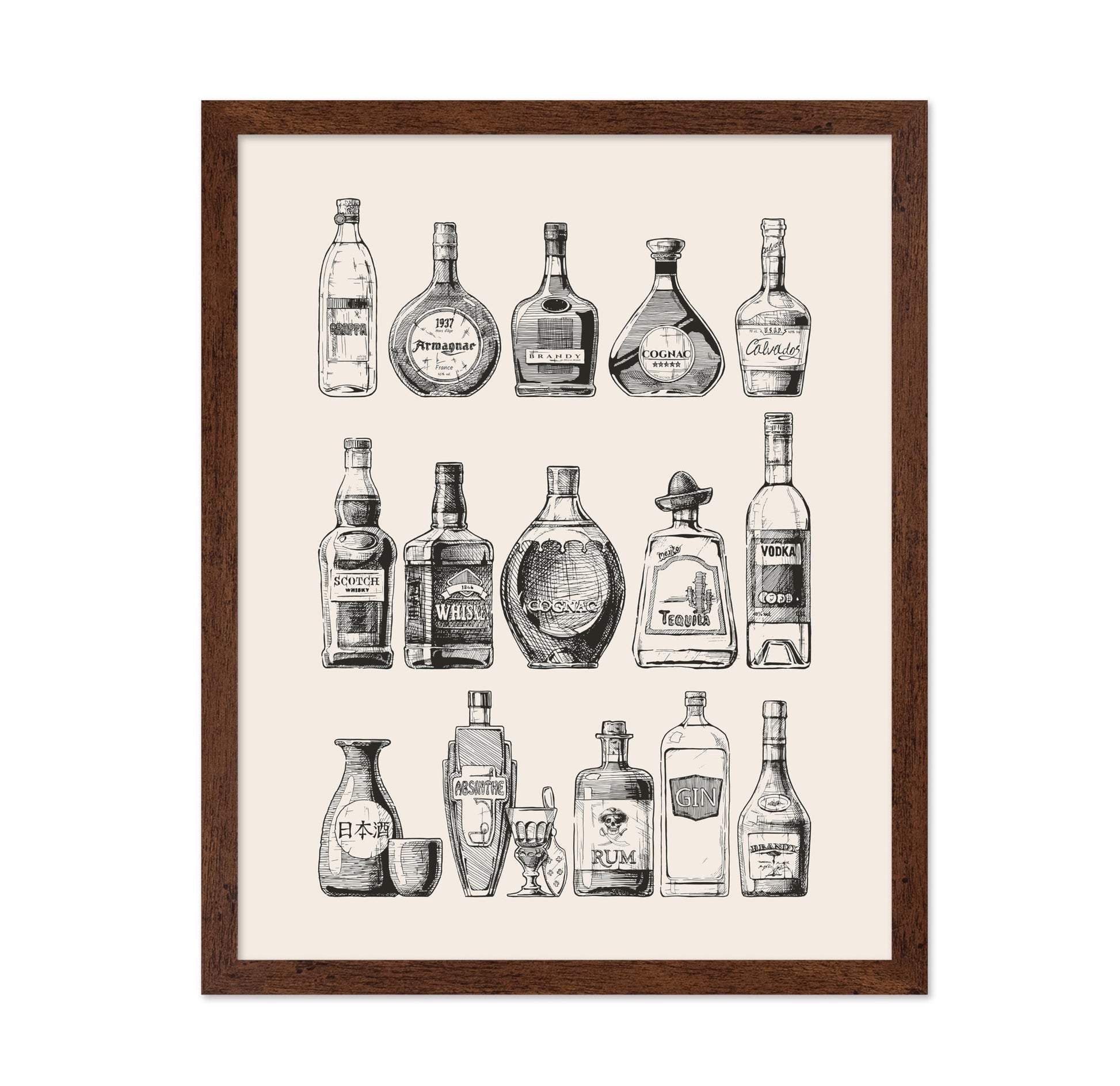 Alcohol Bottles No6