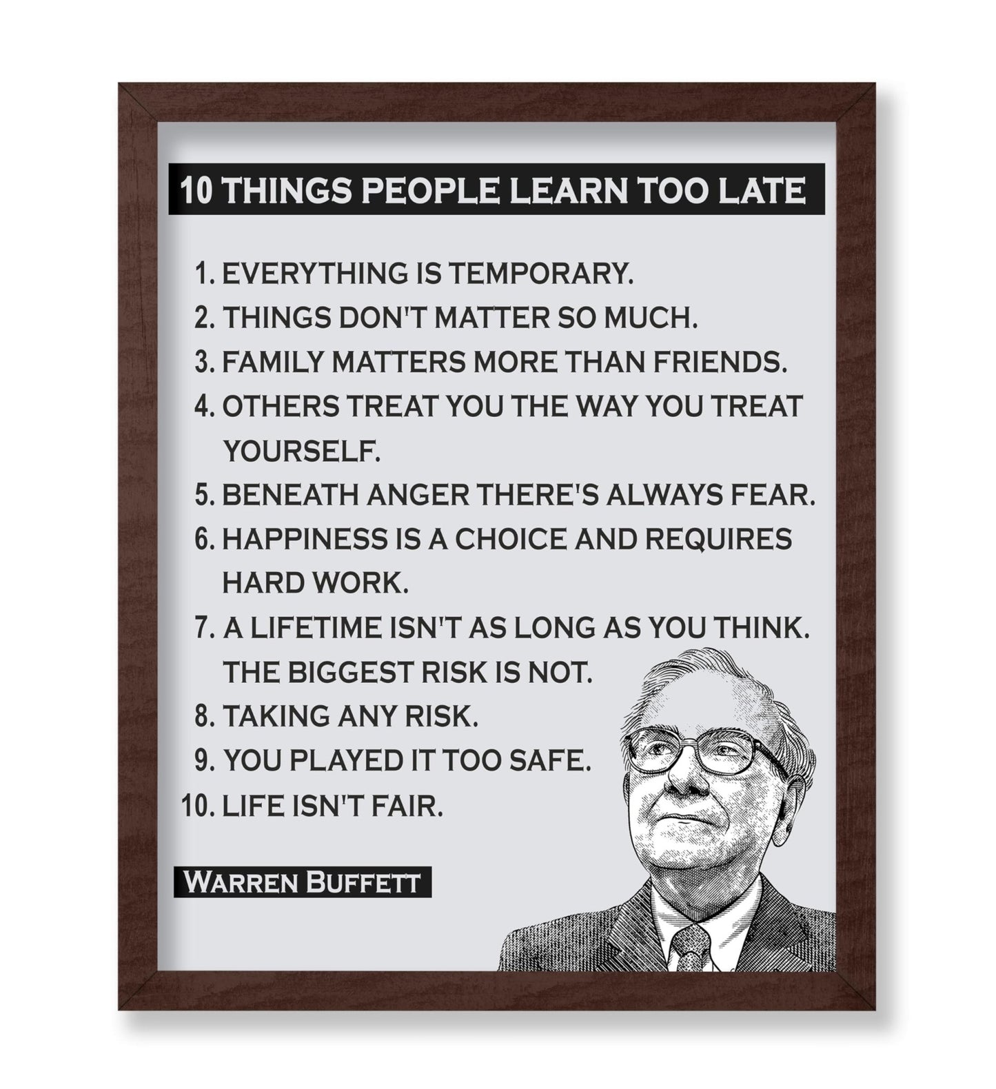 Things People Learn Too Late