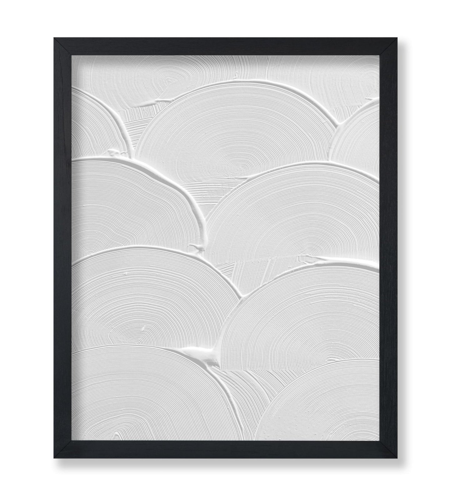 White Curve Brush Stroke