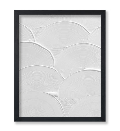 White Curve Brush Stroke