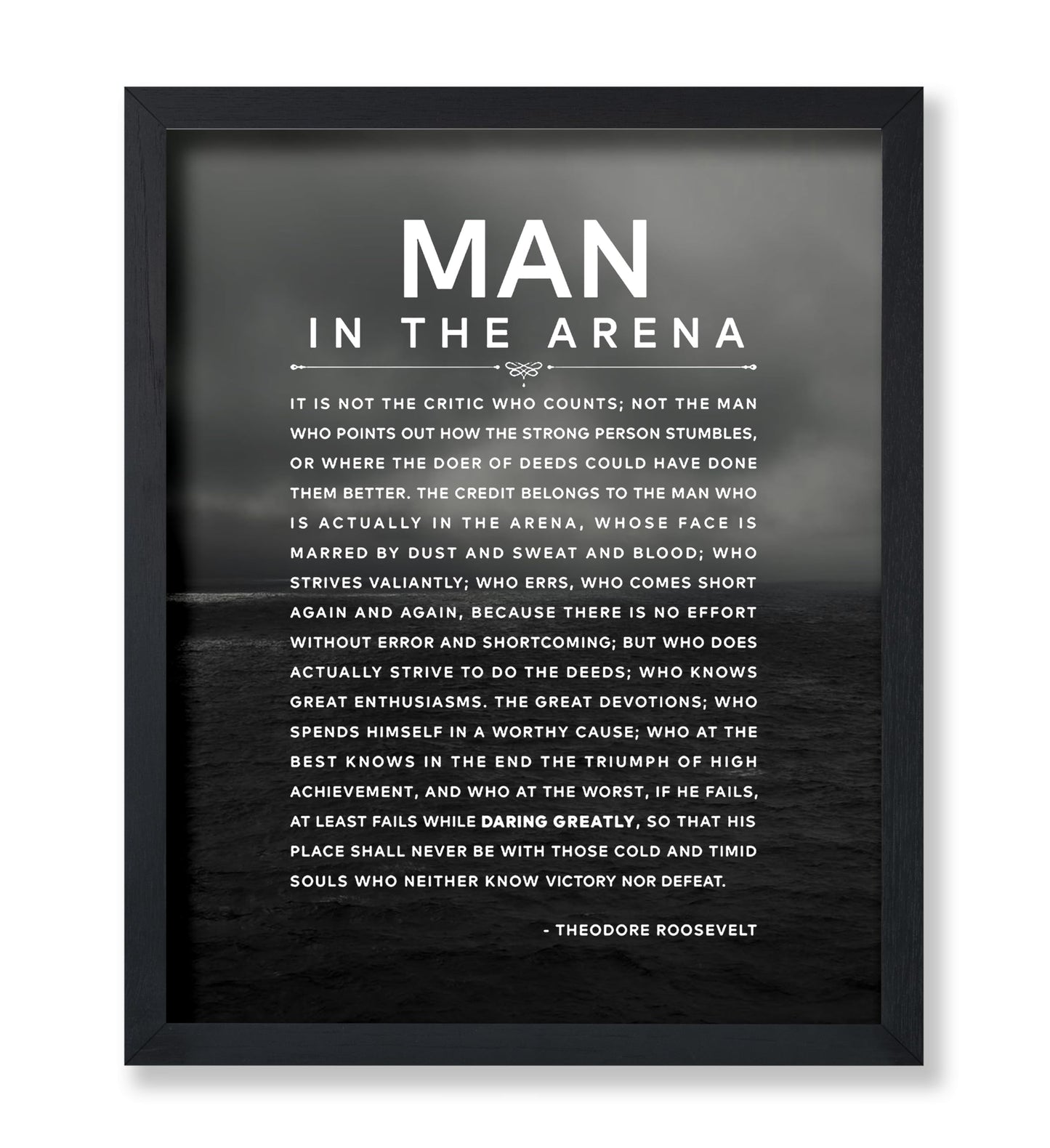 Theodore Roosevelt - Man In The Arena