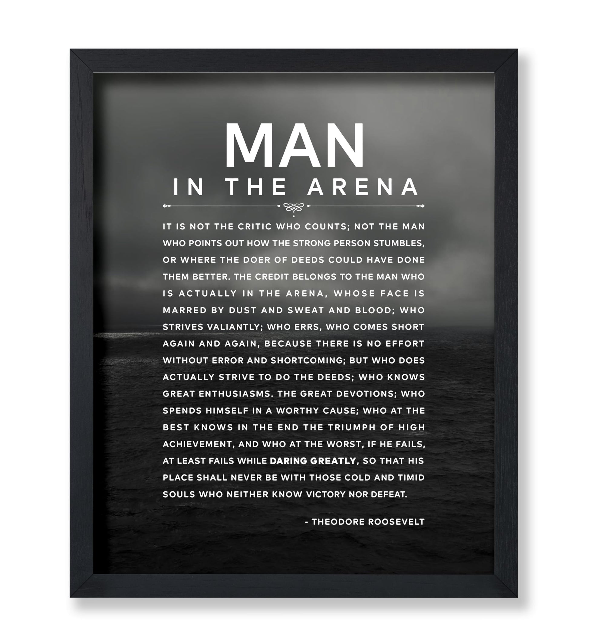 Theodore Roosevelt - Man In The Arena