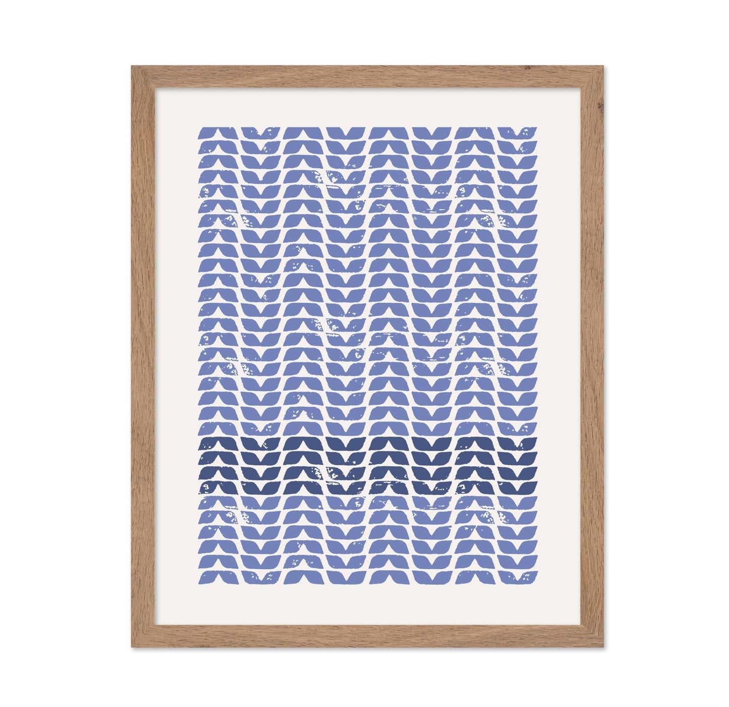 Blue Leaves Pattern